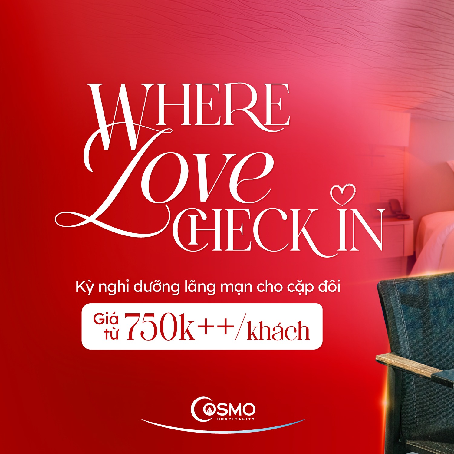 [ English below ] WHERE LOVE CHECKS IN... - Cosmo Hospitality | Facebook