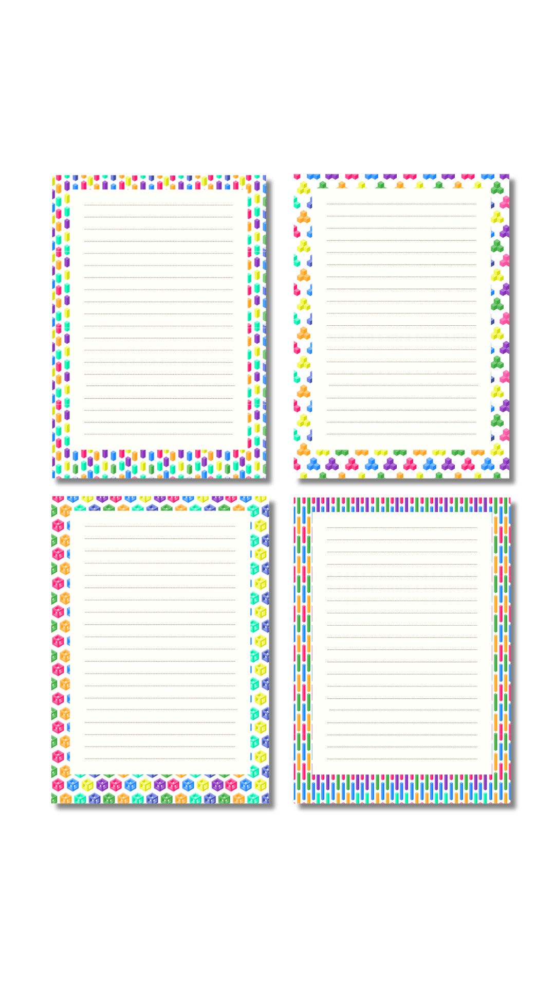 EizeiDigitals - 🧩 Make notes with a pop of color! This Colorful ...