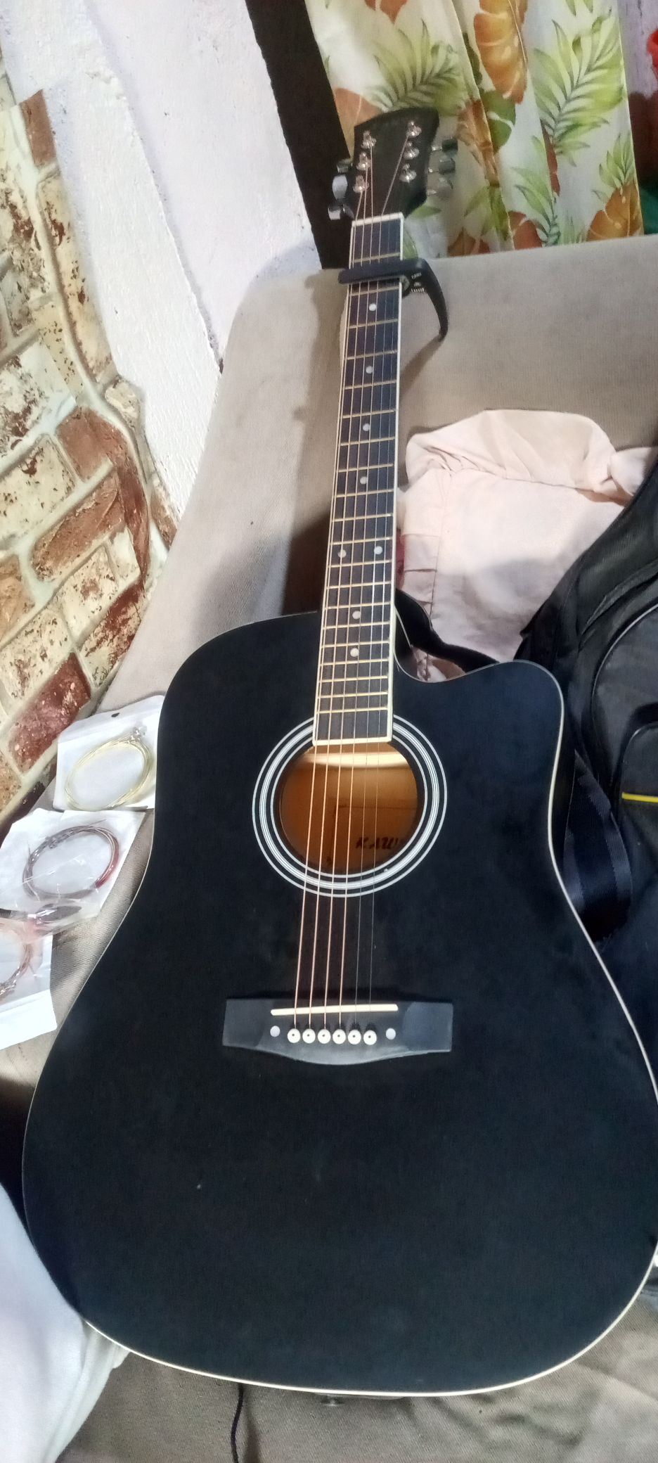 Vintage Kiso Suzuki Acoustic Guitar Made in Japan Model: W-150