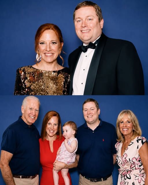 This has nothing to do with politics...Jen Psaki looks so pretty tonight! Love her dress and that belt is to die for!