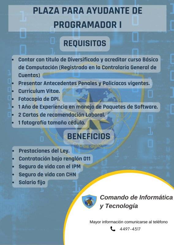 Comando de Informática y Tecnología | Guatemala City