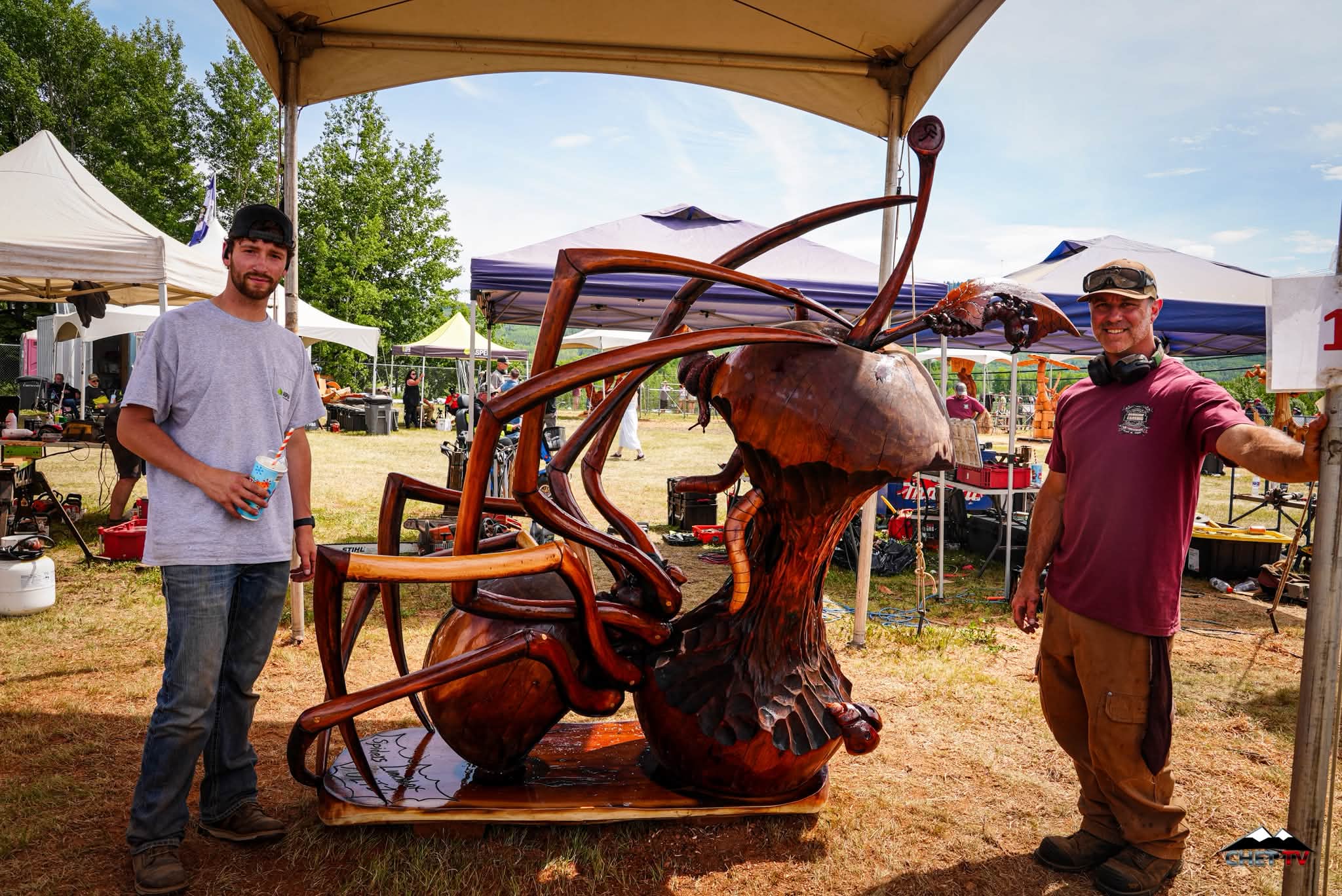 Chetwynd competition winner with Lego-inspired wood sculpture