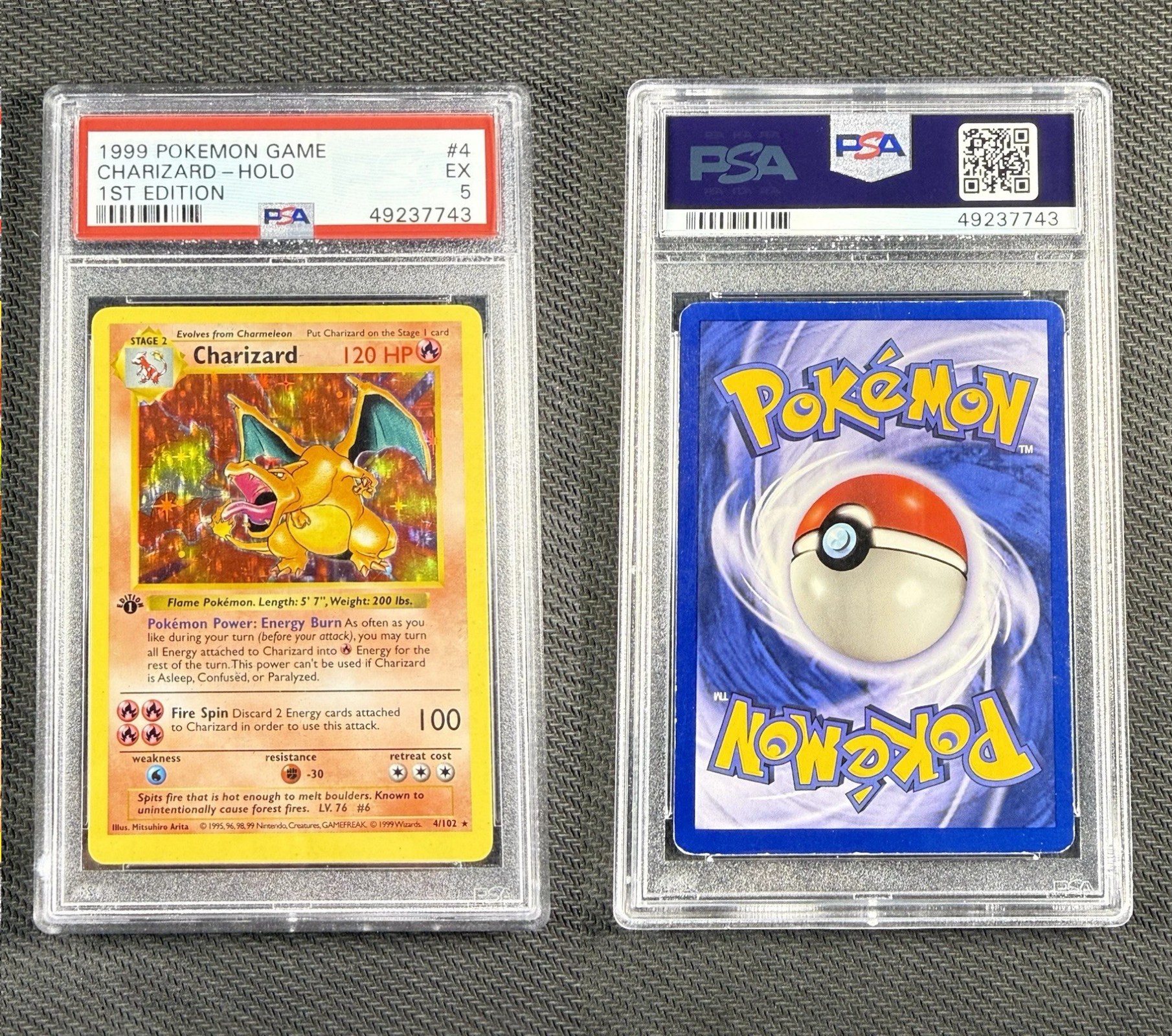 For sale: 1999 1st Edition Shadowless Onix and Mega Charizard X EX