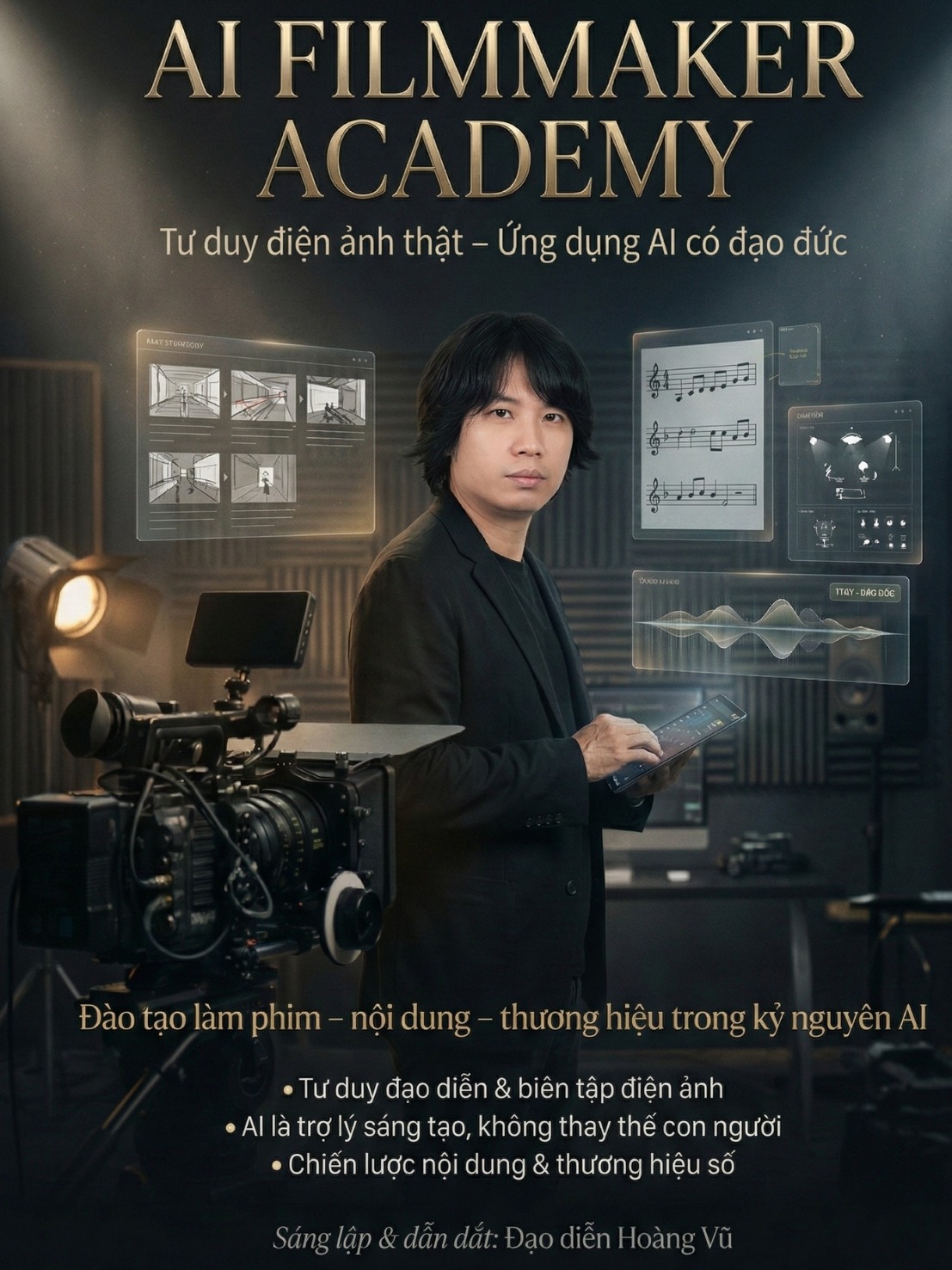 AI Filmmaker Academy - Đạo diễn Hoàng Vũ