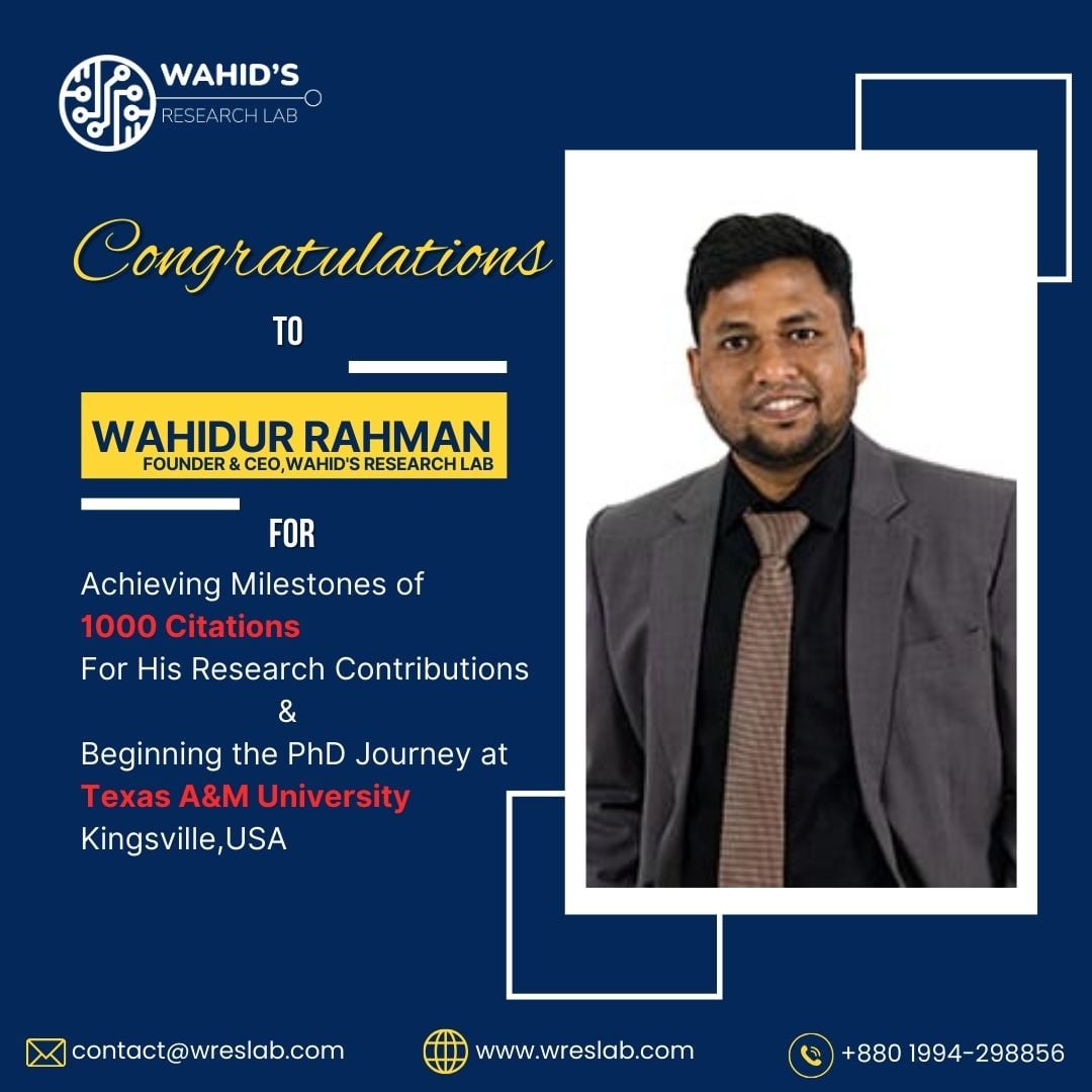 Wahid's Research Lab | Dhaka