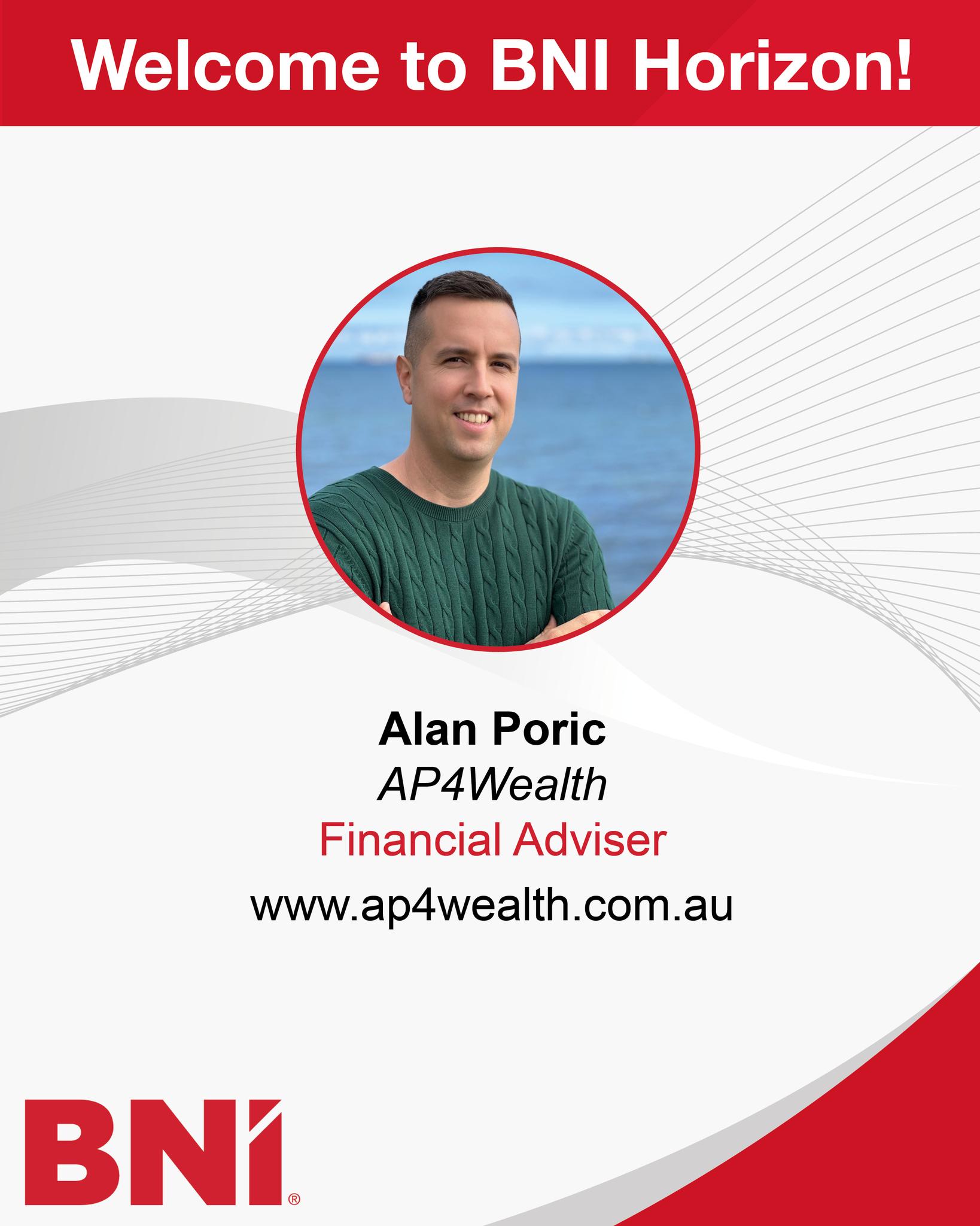 BNI - Better late than never… It’s time to officially welcome Alan ...