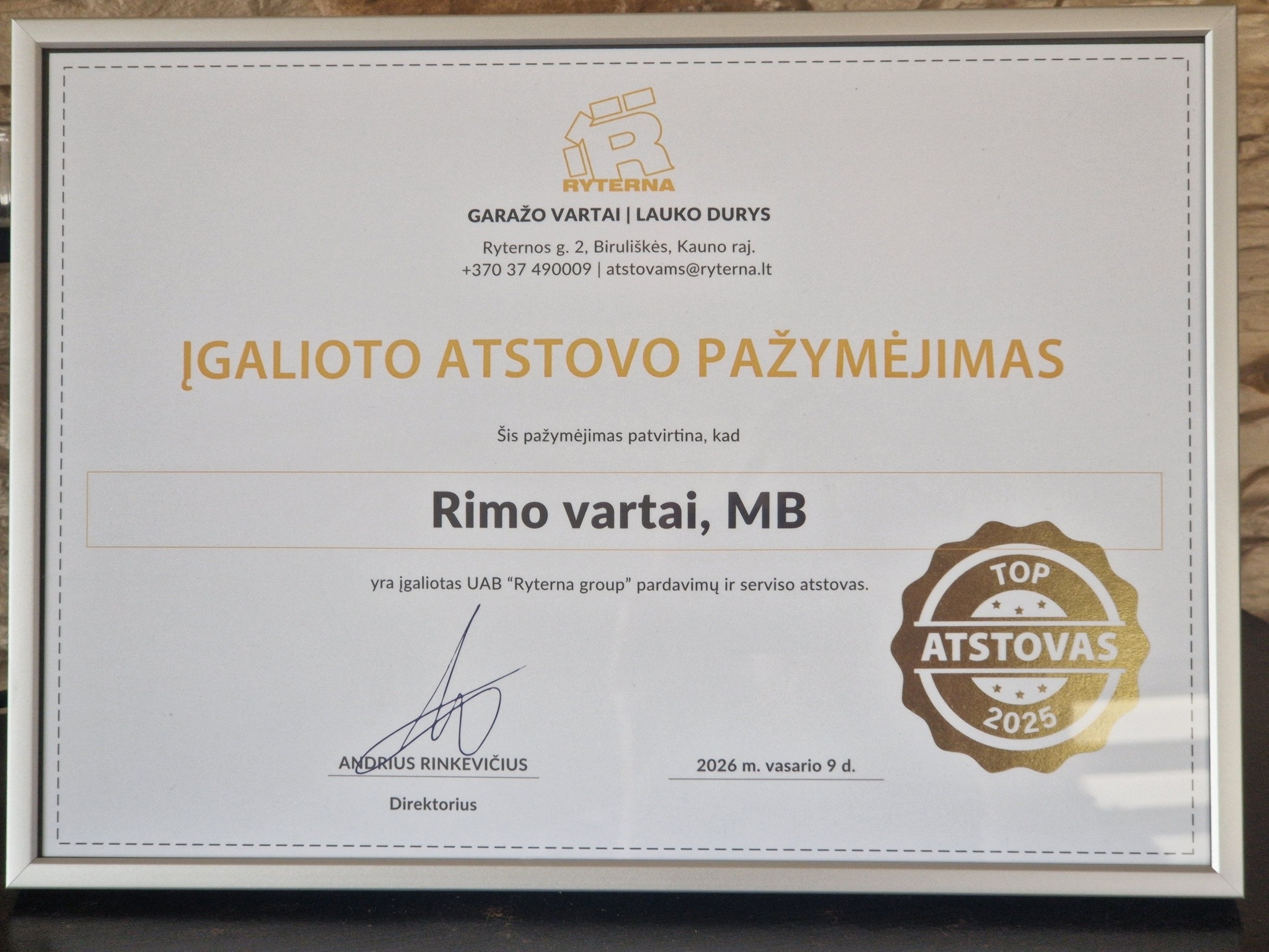 Rimo Vartai | Kaunas
