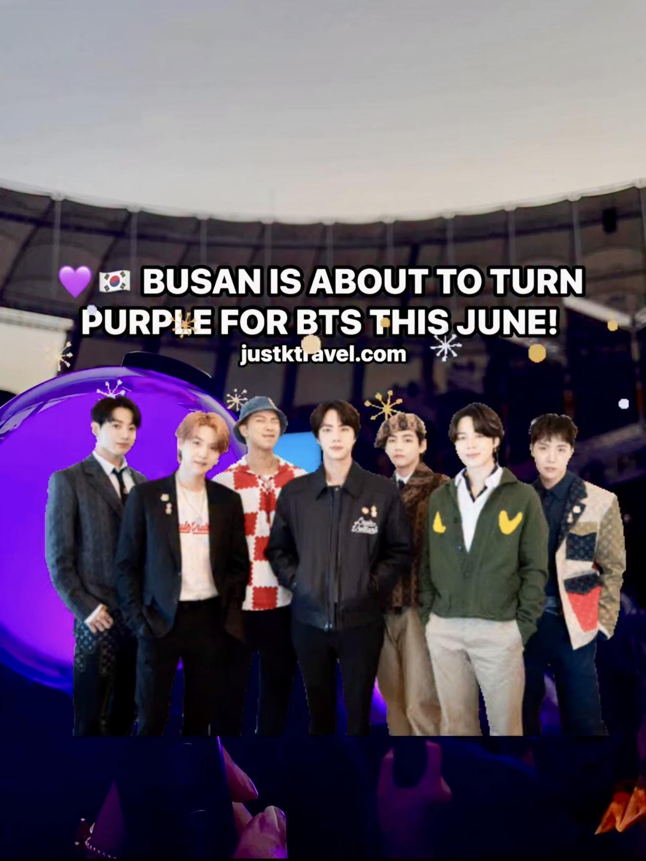 BTS gift for ARMY near Busan stadium