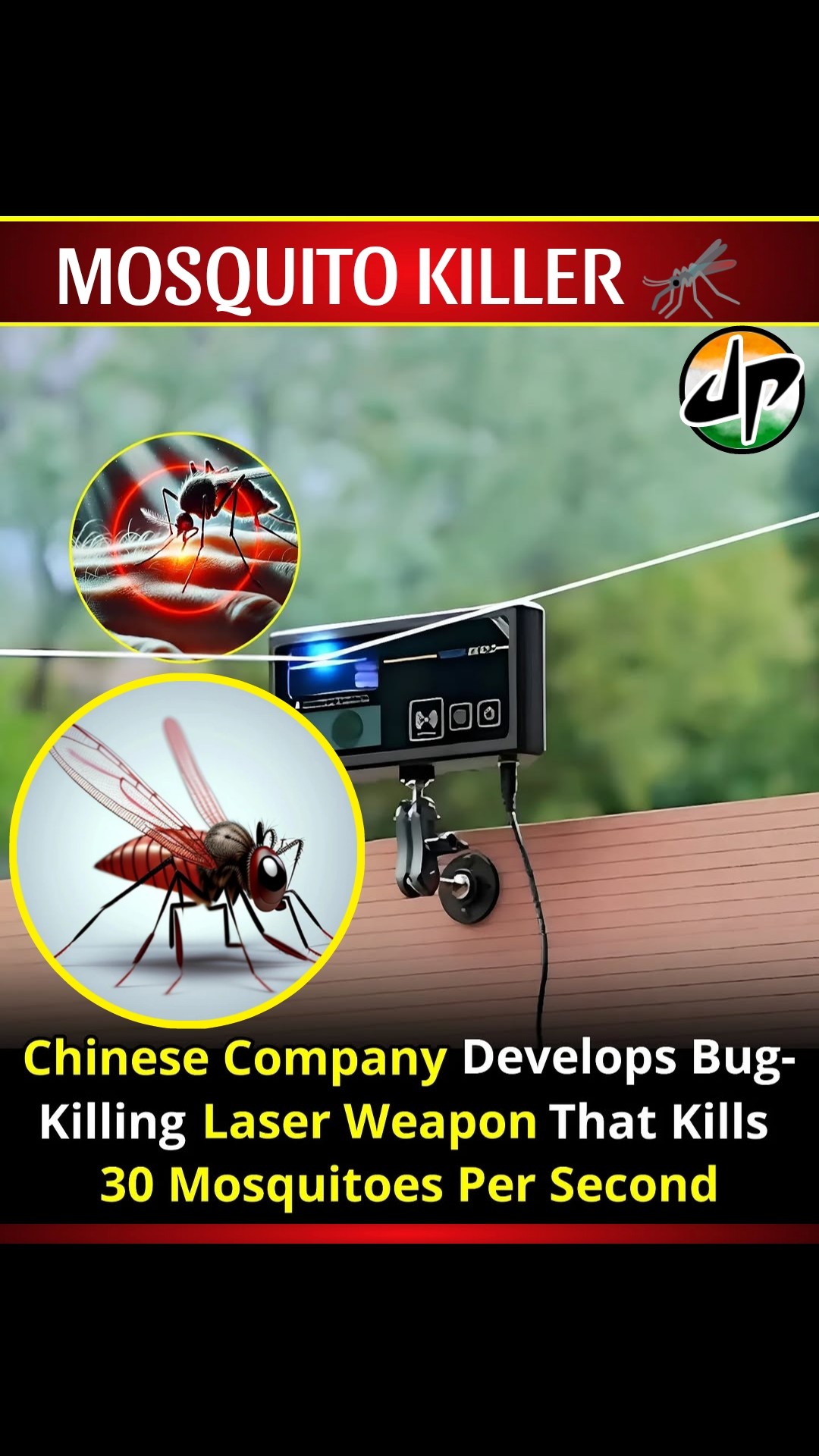 DanaPani - CHINESE COMPANY MADE A BUG KILLING LASER MACHINE 🇨🇳🦟 # ...