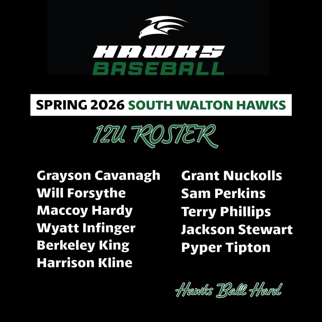 South - 🚨 THE ROSTER IS SET. 🚨 Introducing the 2026 South Walton Hawks ...