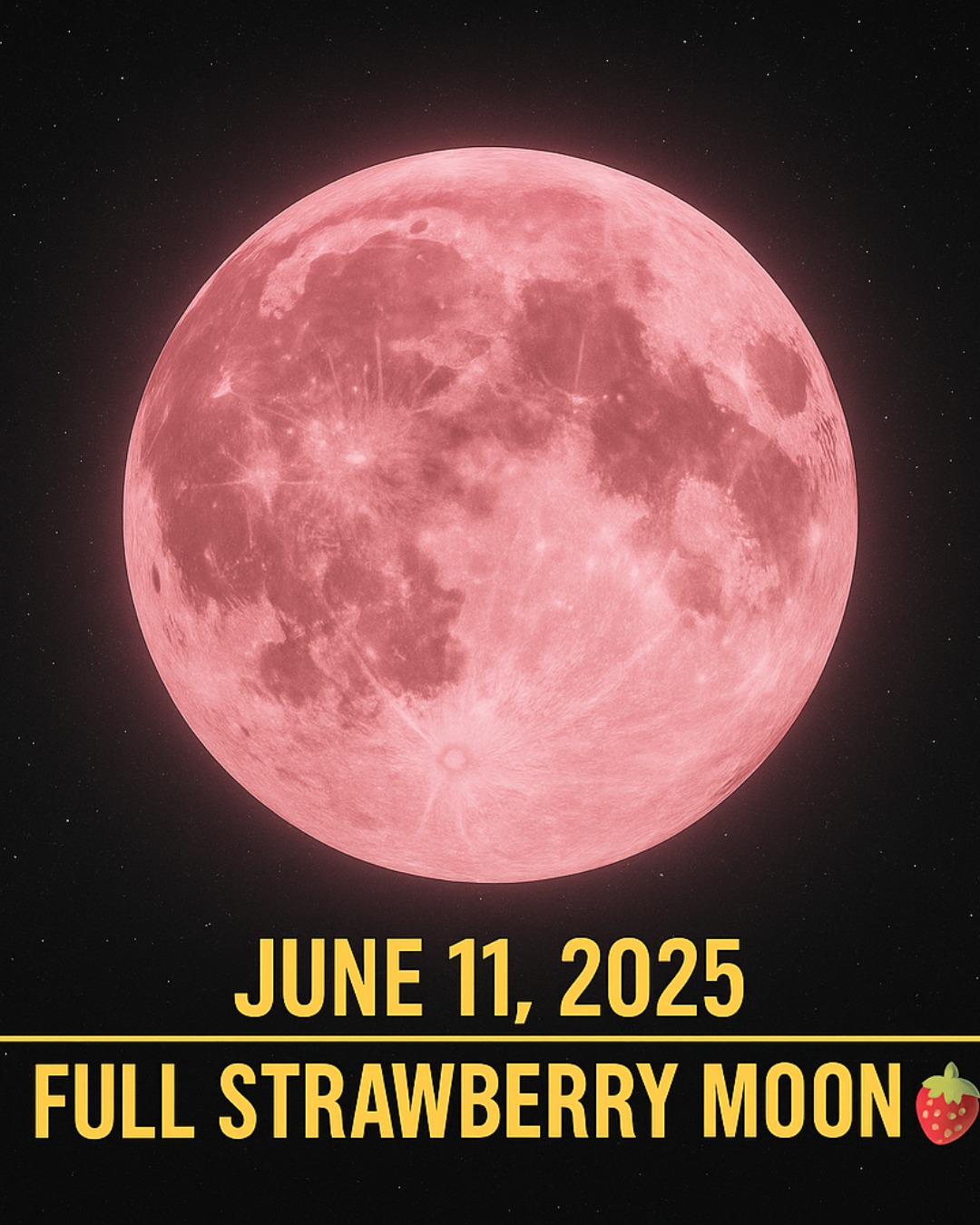 Tips - 🌕🍓 Get ready for the Full Strawberry Moon on June 11, 2025! Its ...