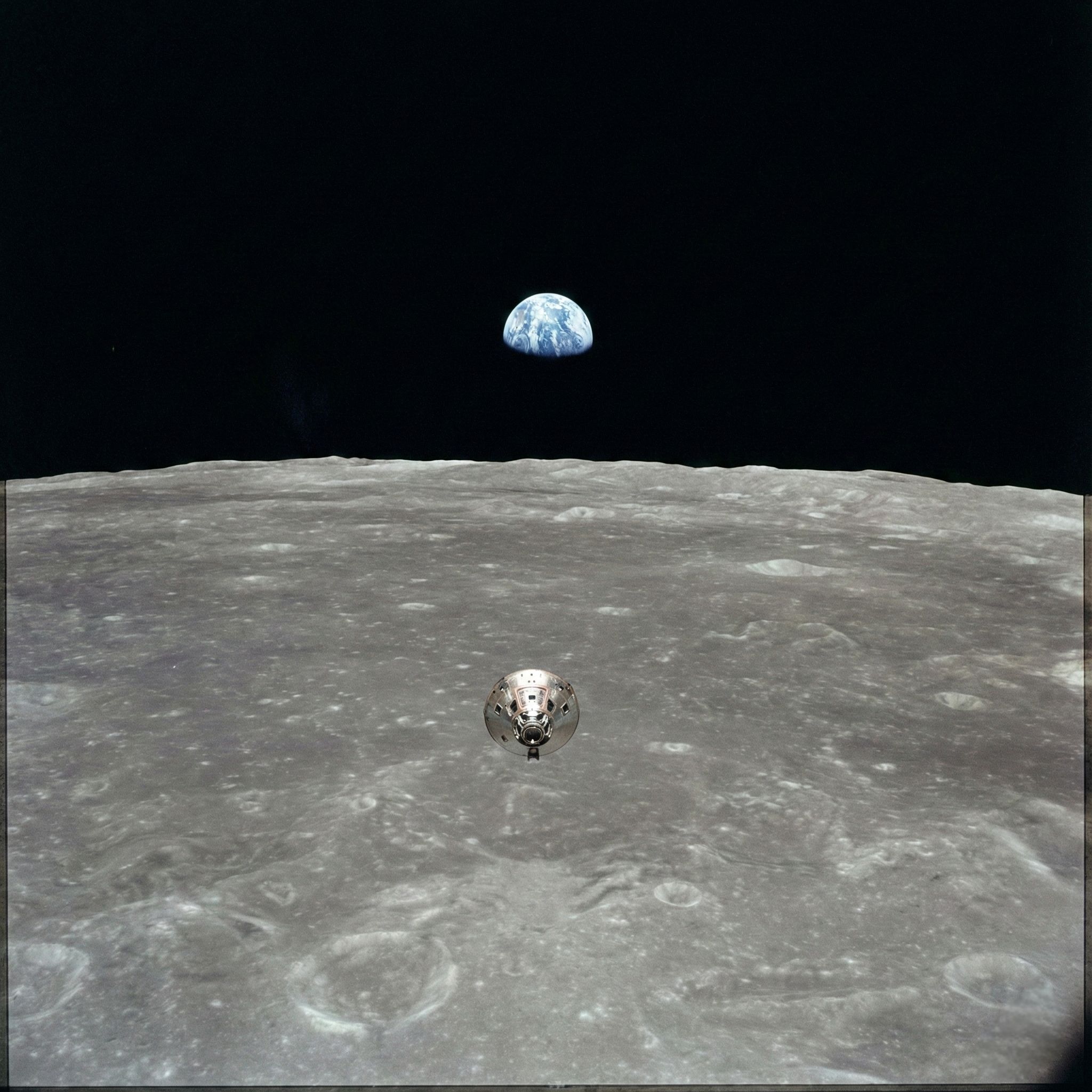 Nighttime - 🌍🚀 Journey home across a silent world. This powerful Apollo ...