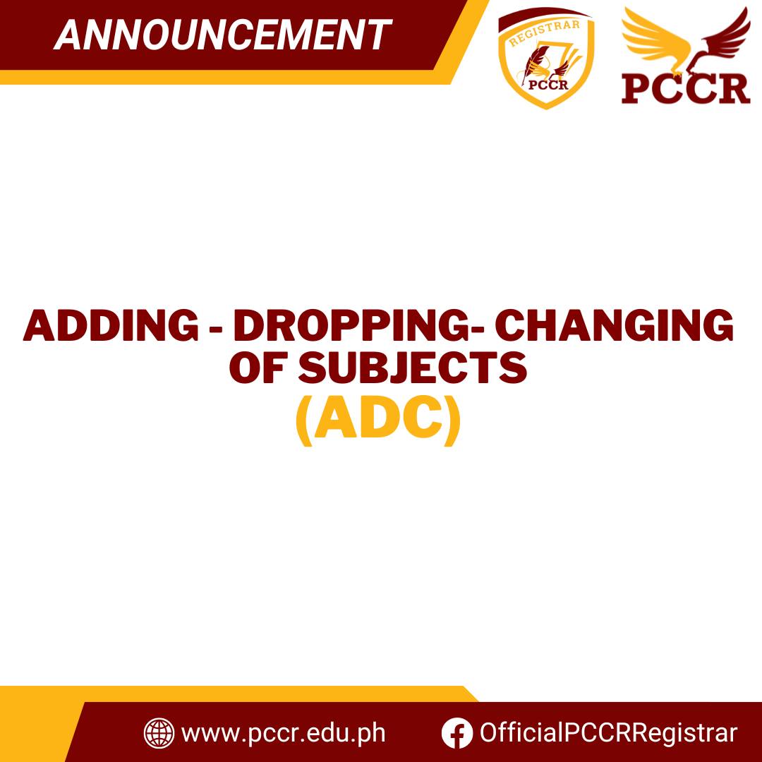 PCCR Registrar | Manila