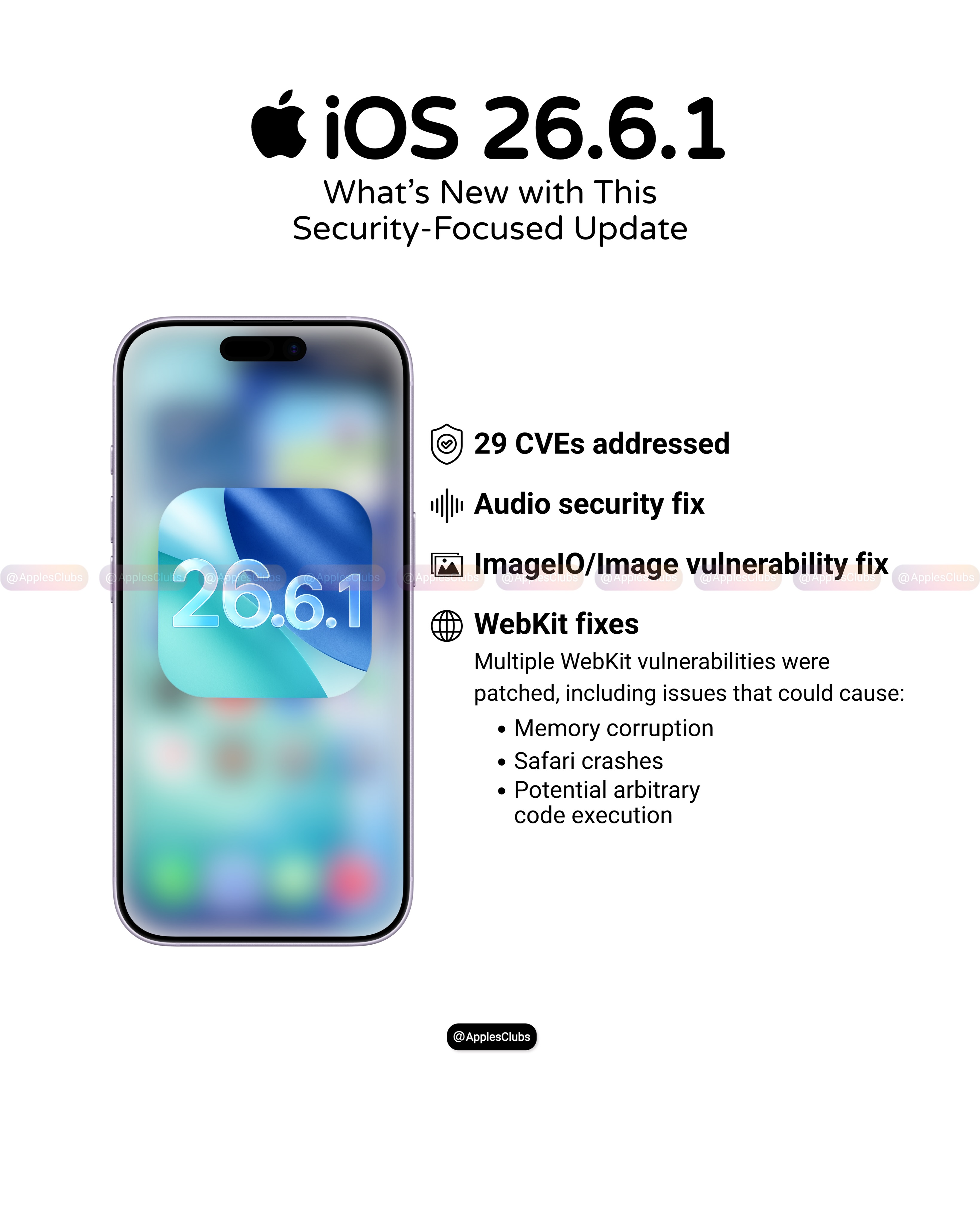 その他 Apple iOS 26.6.1: What's New
