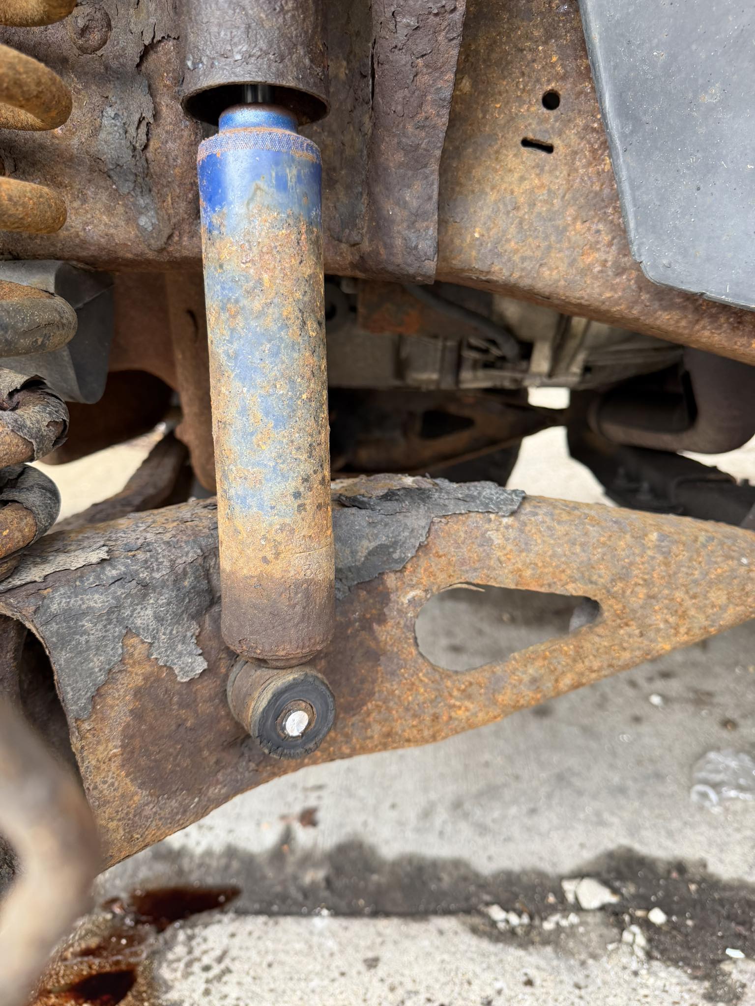 Fixing broken rear upper shock stud?