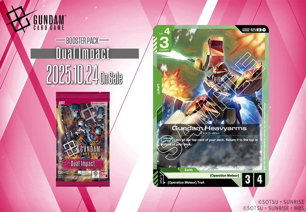 gundam card game booster box gd02 Bandai (BANDAI) Pack Dual Impact [GD02] (Box) 24 Packs Included : Toys & Games served basis Gundam Card Game GD02: Dual