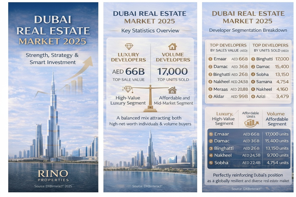 Rino - Dubai real estate had a powerful year in 2025 📈 From luxury ...