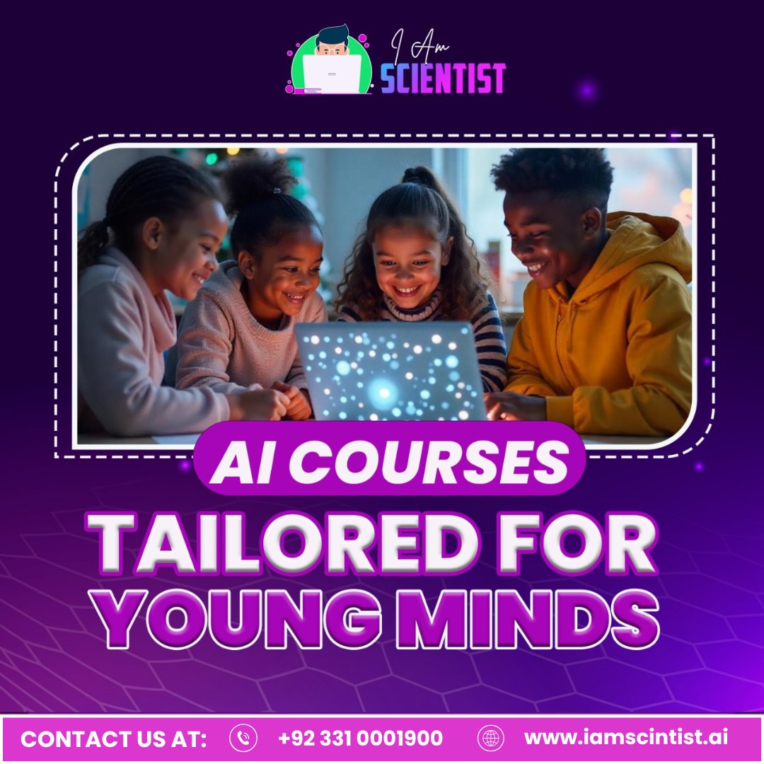 I am - AI Courses Tailored for Young Minds! Empower your kids to step ...