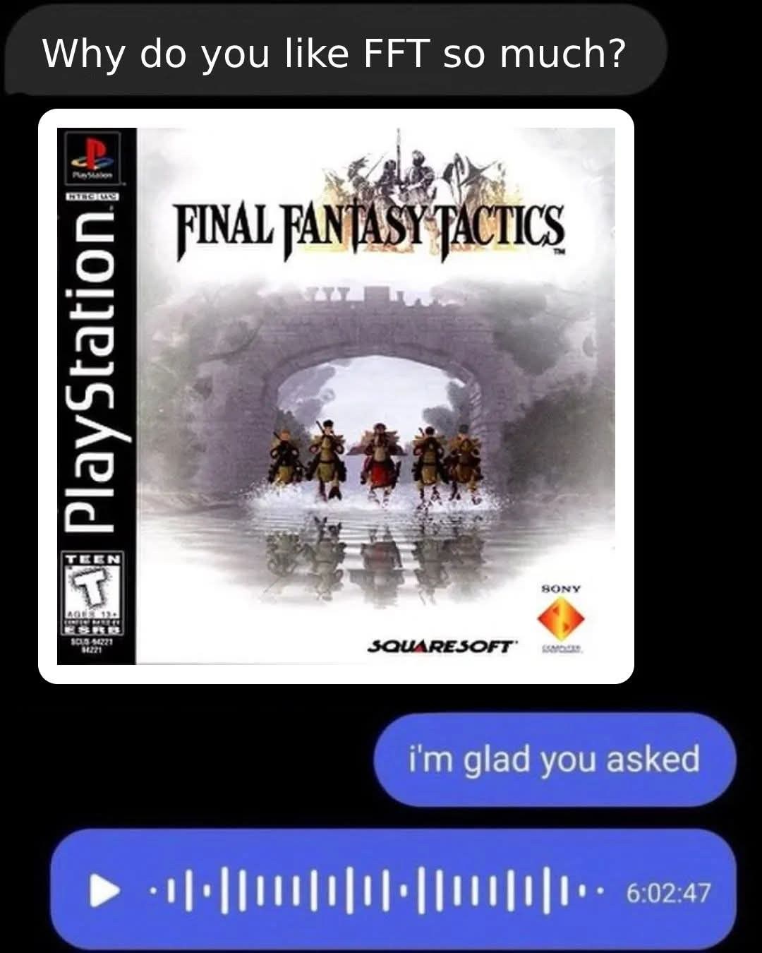 Why I love Final Fantasy Tactics