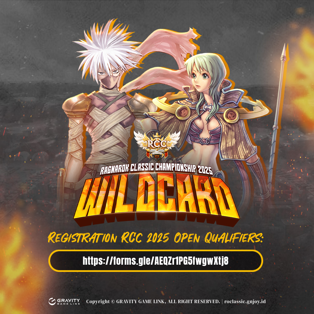 ⚡ Registrasi RCC 2025 Open... - Ragnarok Classic Indonesia | Facebook