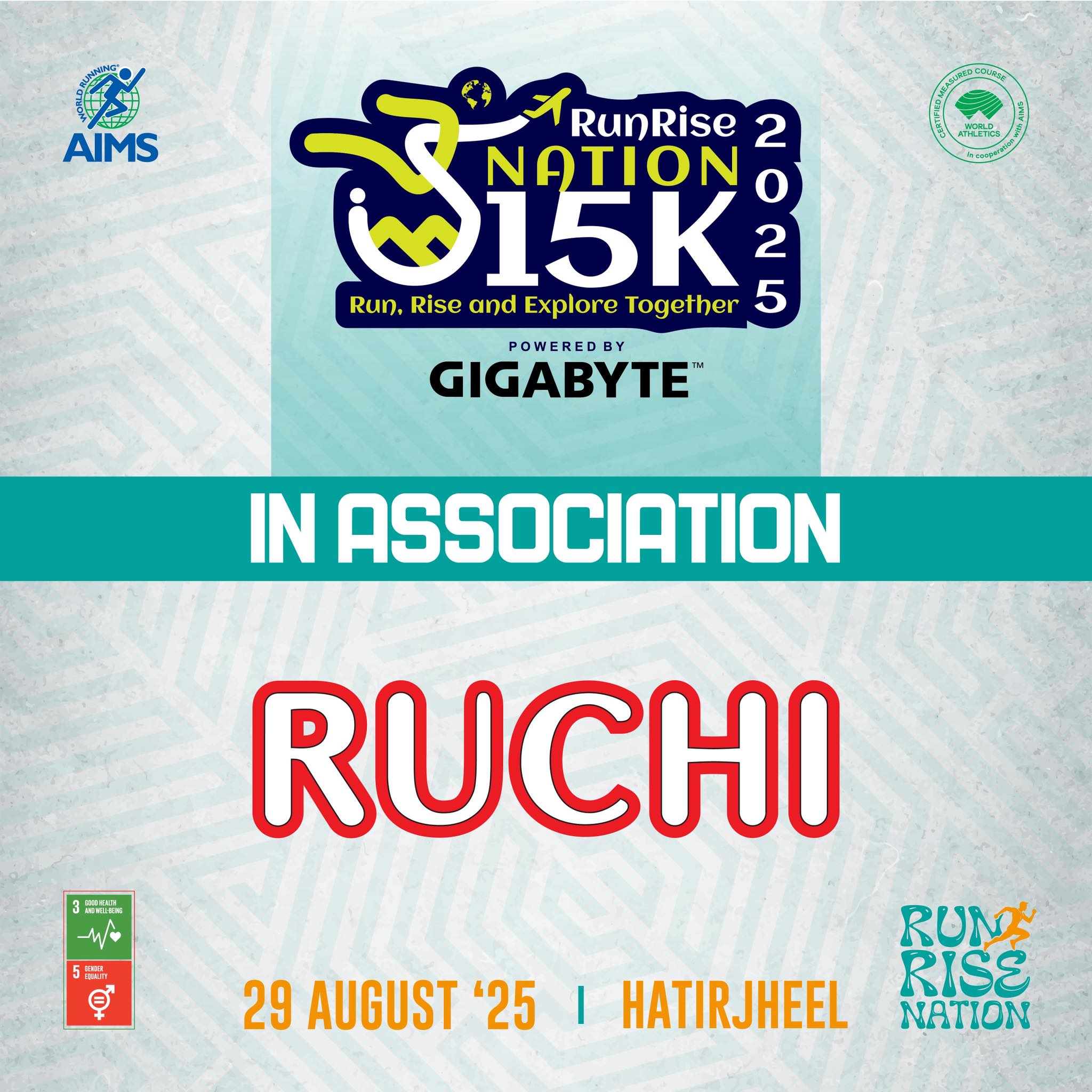 RunRise - In Association With: RUCHI We are delighted to have RUCHI, a ...