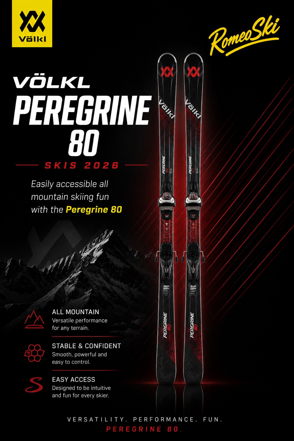 The new Kendo 88 sets the mark for all-mountain skis featuring