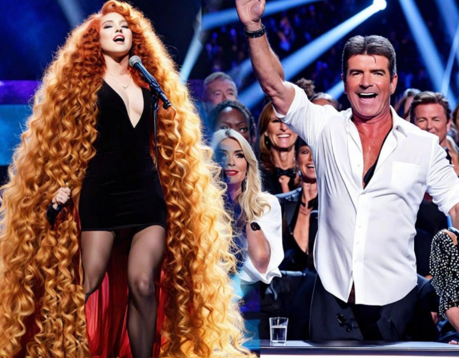 Positiv - Simon Cowell trodde inte sina öron och bad den vackra flickan ...