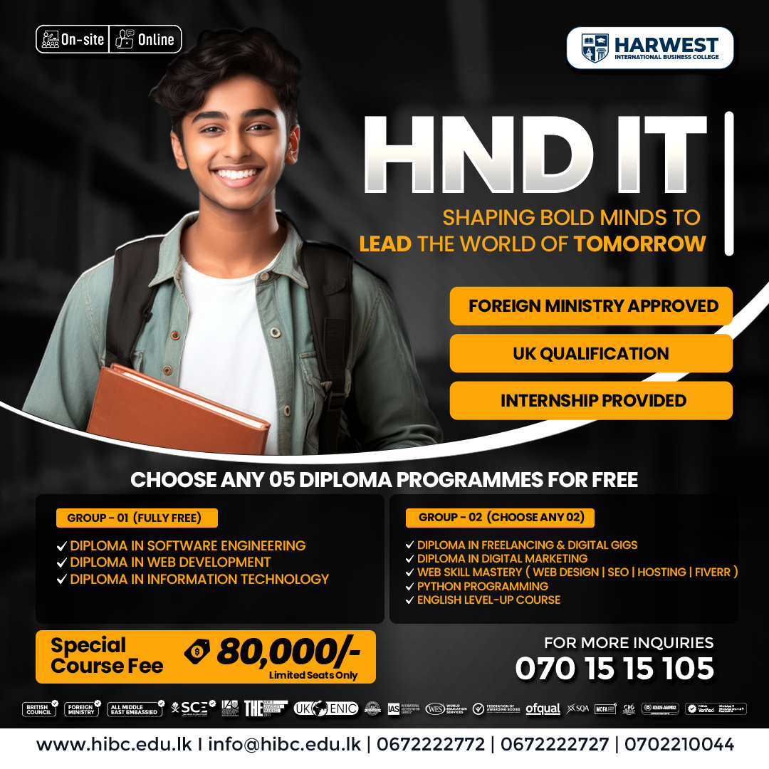 💻 𝐇𝐍𝐃 𝐢𝐧... - Harwest International Business College | Facebook