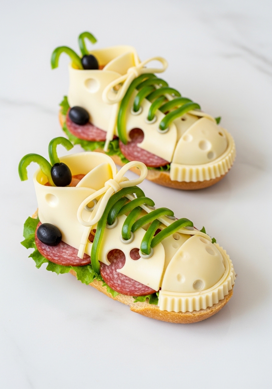 Sneaker Sandwiches 👟 These are the coolest kicks you'll ever eat
