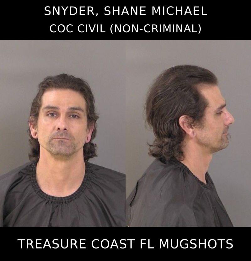 Name Snyder Shane Michael Race White Sex Male Arresting Agency  