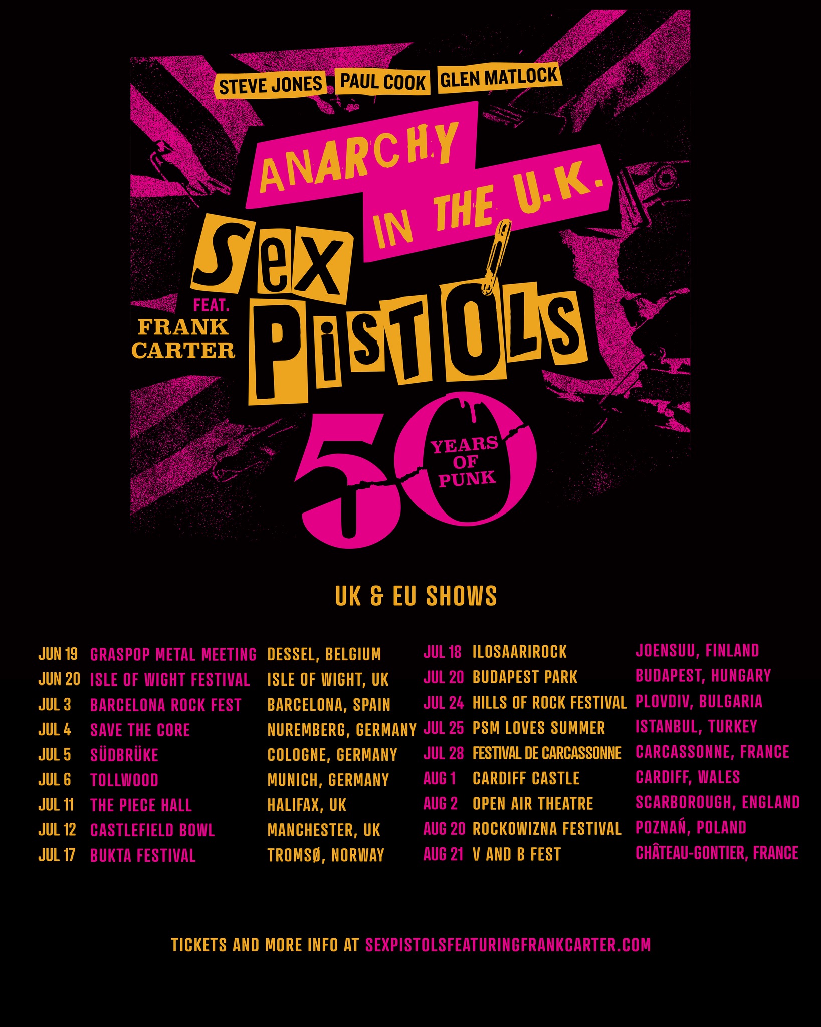 Tix on sale today at 10AM Local Time here