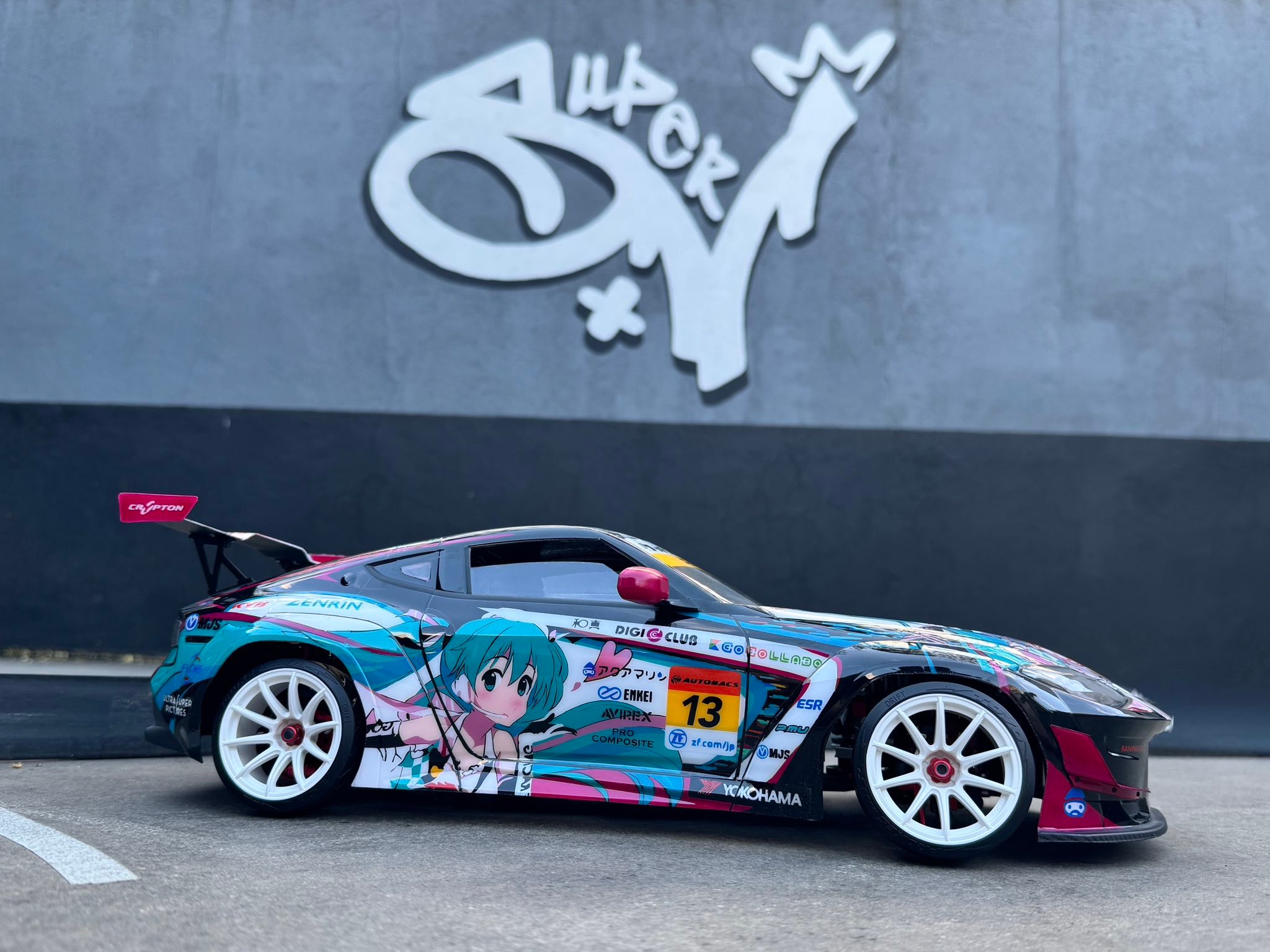 SuperV made: Goodmile Racing Hatsune Miku 2019 Livery on Yokomo