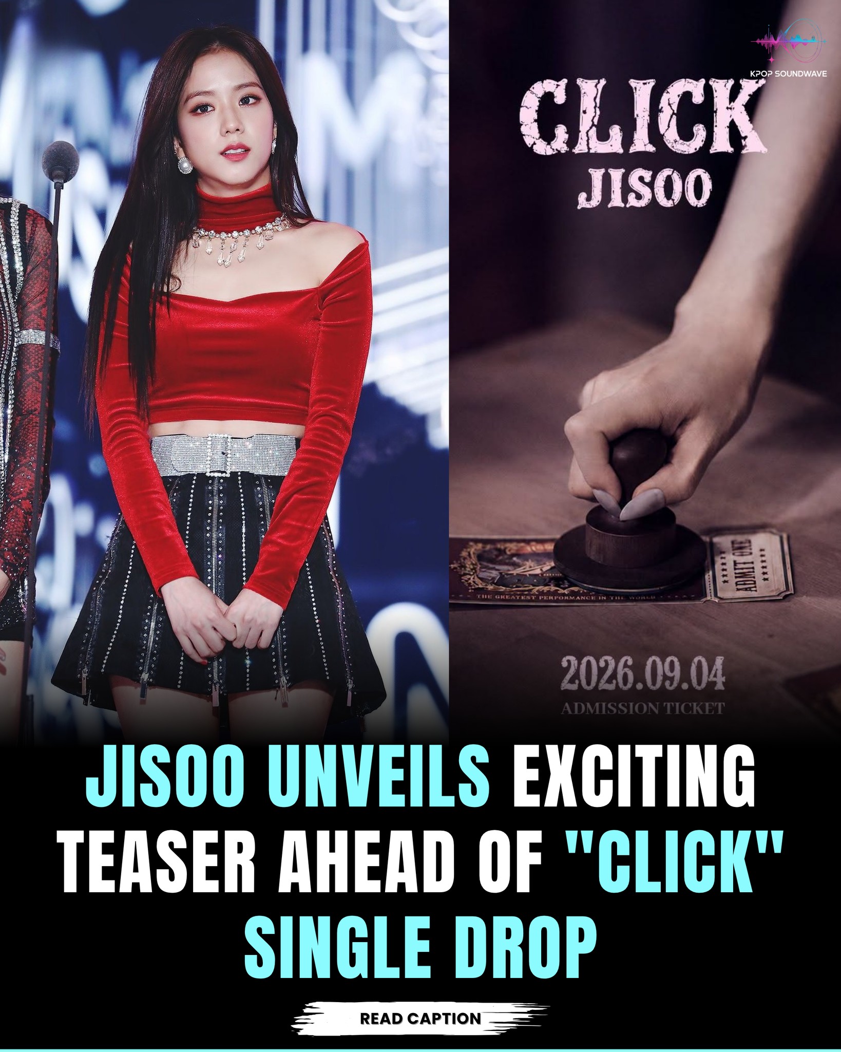 Jisoo has unveiled the first teaser image for her highly