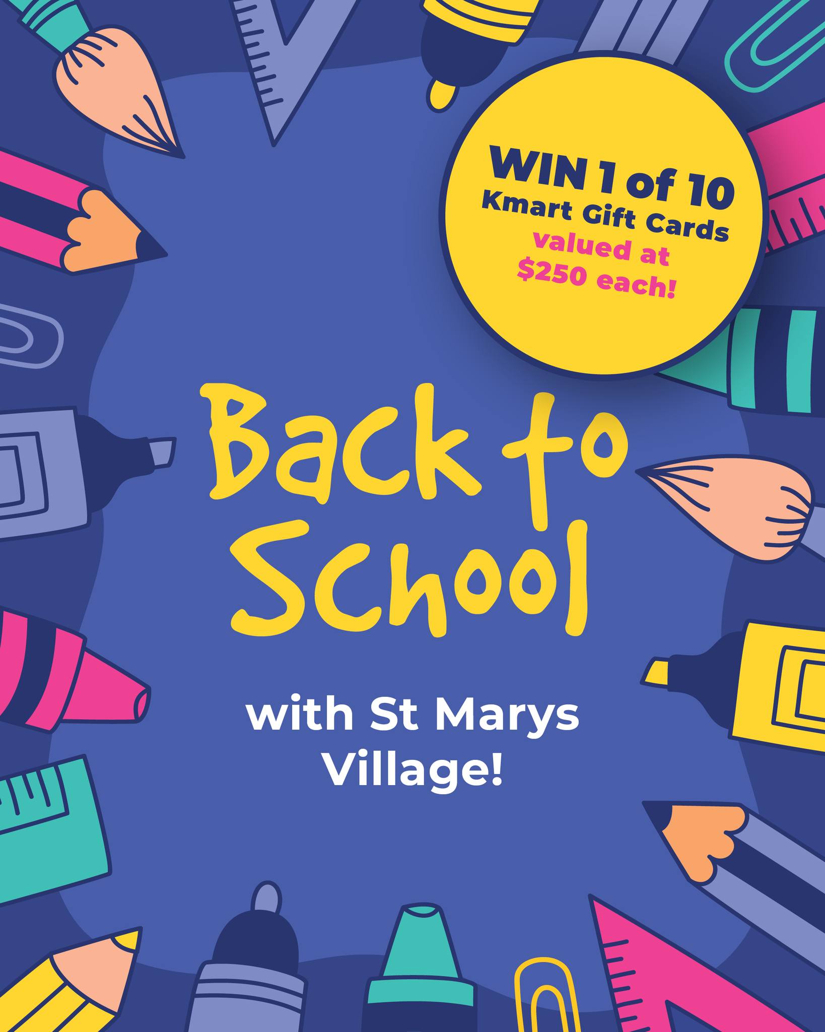 St - Our Back to School Competition kicks off tomorrow at 9:00am! Could ...