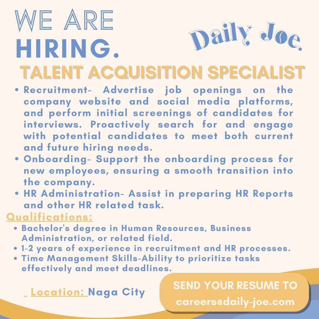 Daily Joe Careers | Naga City
