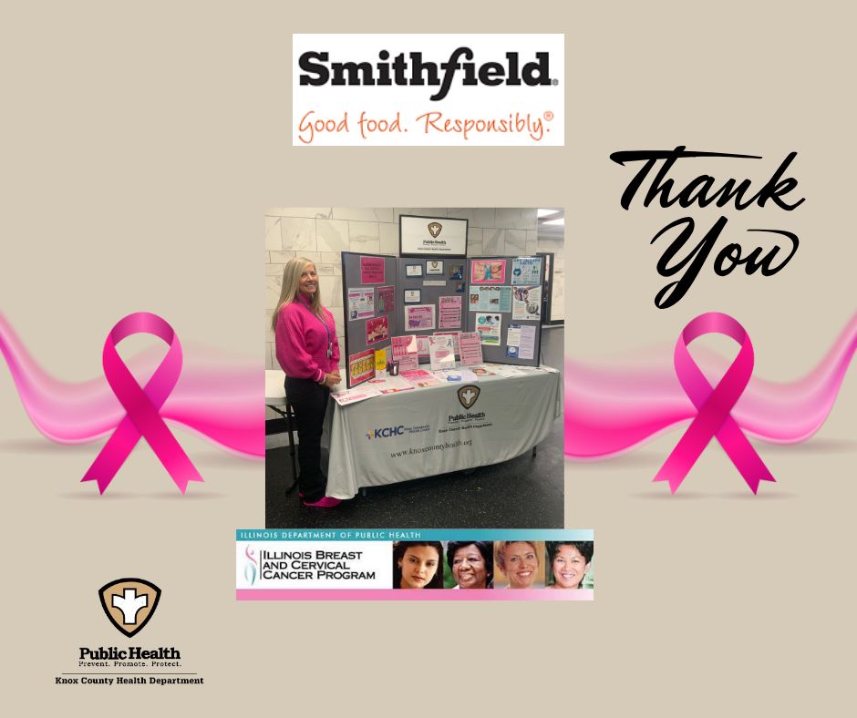 A big THANK YOU, to Smithfield Foods for allowing the Illinois Breast ...