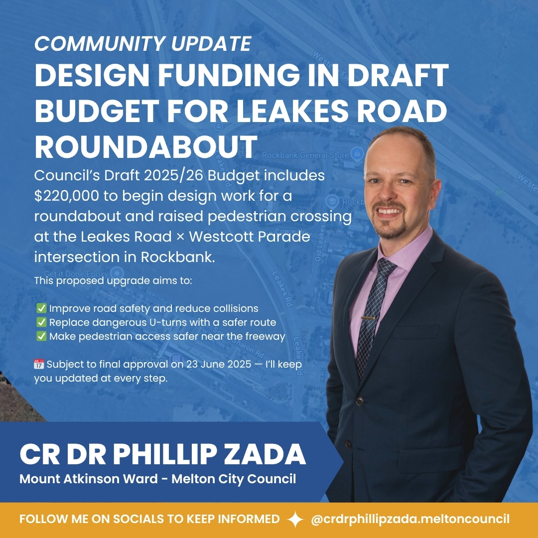 🚦 Leakes Road Safety Design Funding: Now in the Draft Budget! 🙌 Big ...