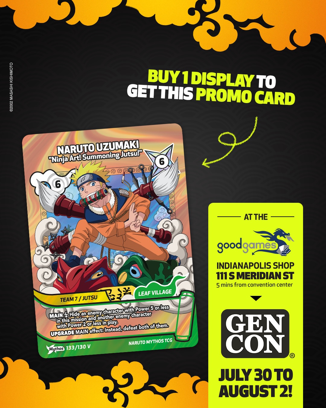 Naruto Mythos TCG at Gen Con July 30 to August 2