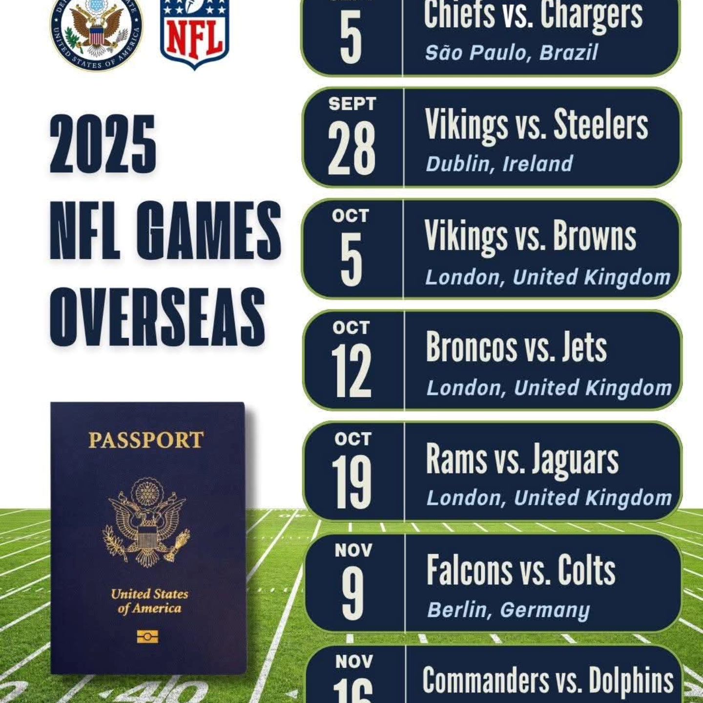 Dee - 🏈 Are you ready for some football 🏈? The 2025 NFL schedule ...