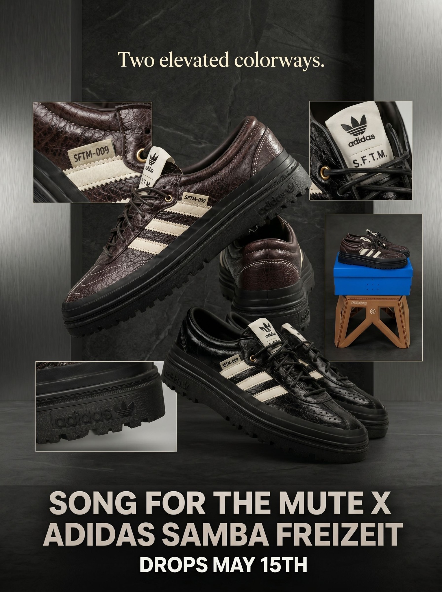Song for the Mute is infusing the adidas Samba LX Freizeit with 