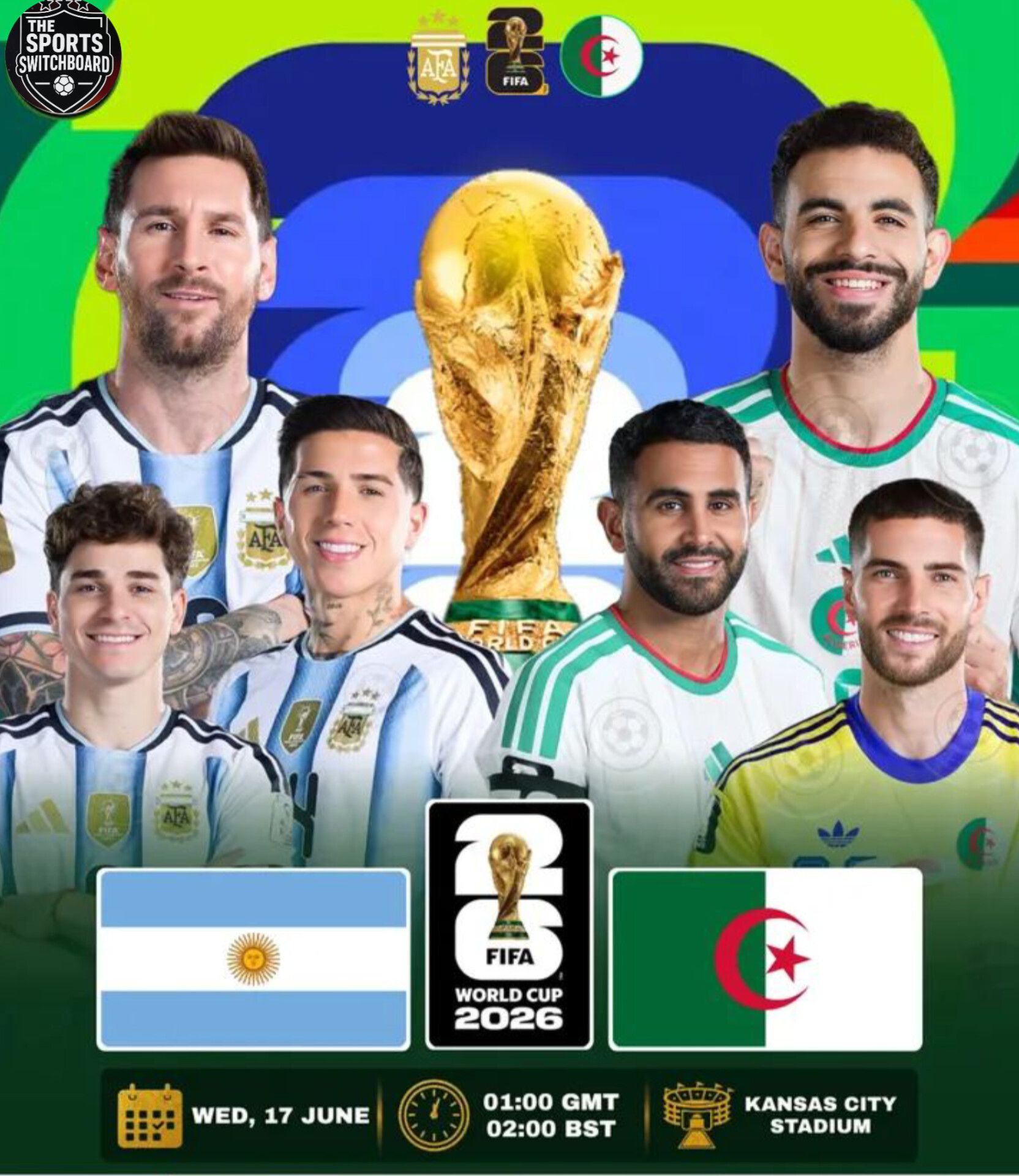 Argentina vs Algeria World Cup 2026 | Kansas City, MO