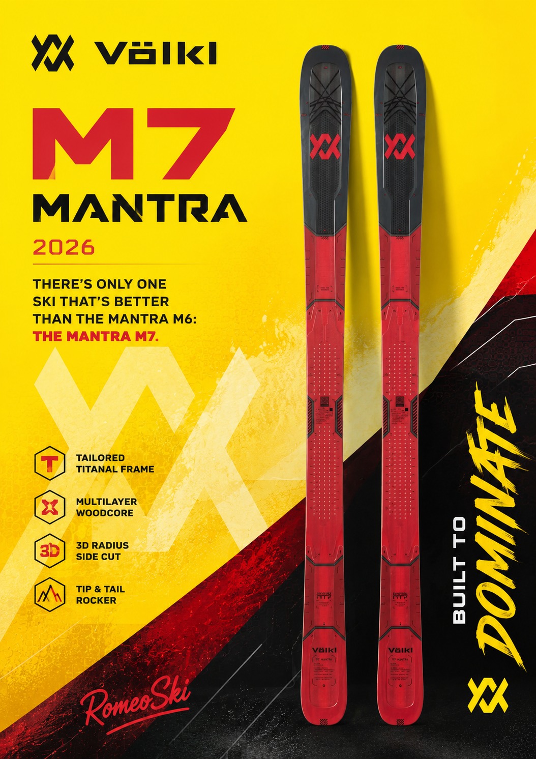 The new Kendo 88 sets the mark for all-mountain skis featuring