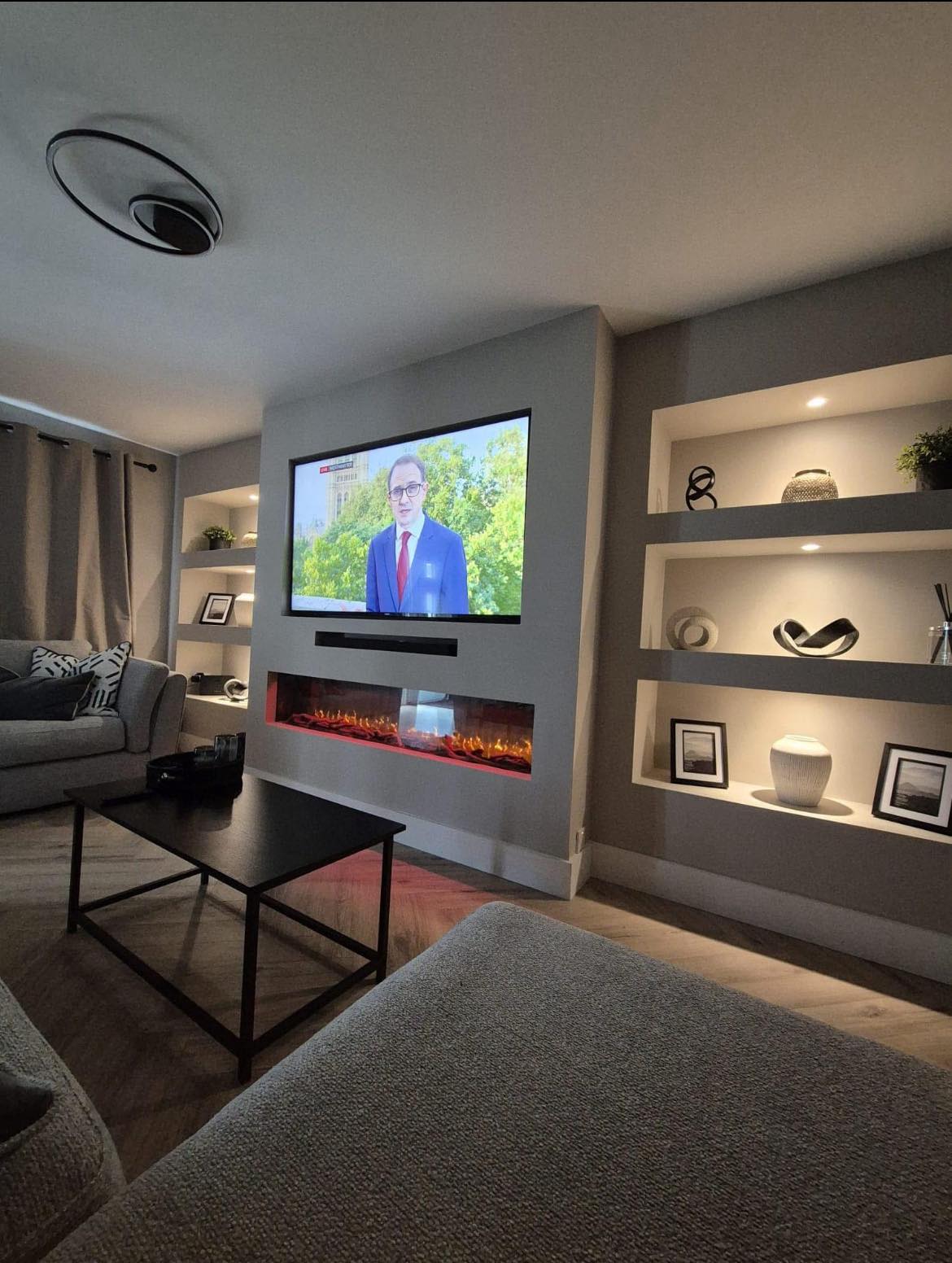 RMC custom media walls | Bangor