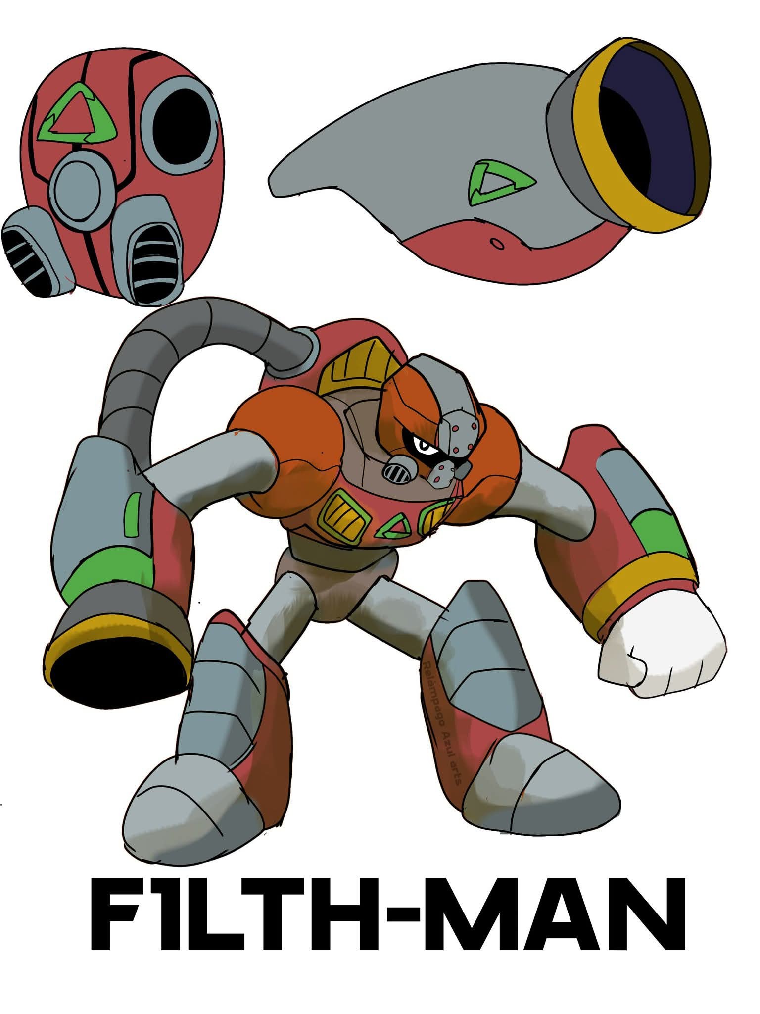 Mega Man World | Filth-Man | Facebook