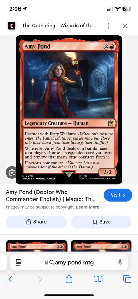 amy pond mtg card [378] [Extended Art] [Universes Beyond: Doctor Who] [Foil] – Face to Face Games Amy Pond — Rulings, Legalities