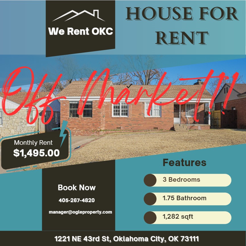 We Rent OKC - 🌟 Officially Leased! 🏠 Thrilling News