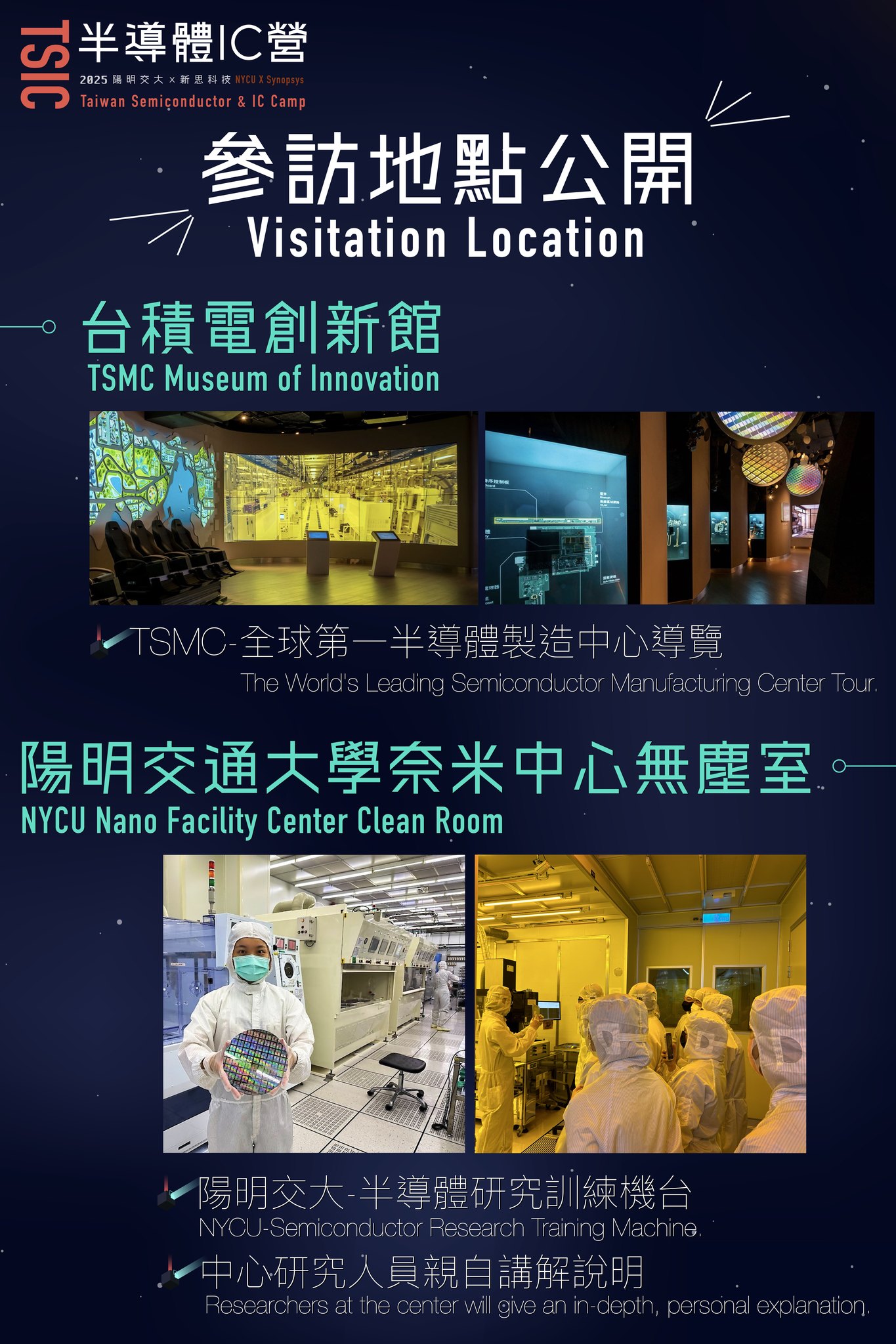 🚨【英文梯次限定｜參訪地點大公開！】... - 新思X陽明交大-Tsic 半導體Ic營 | Facebook