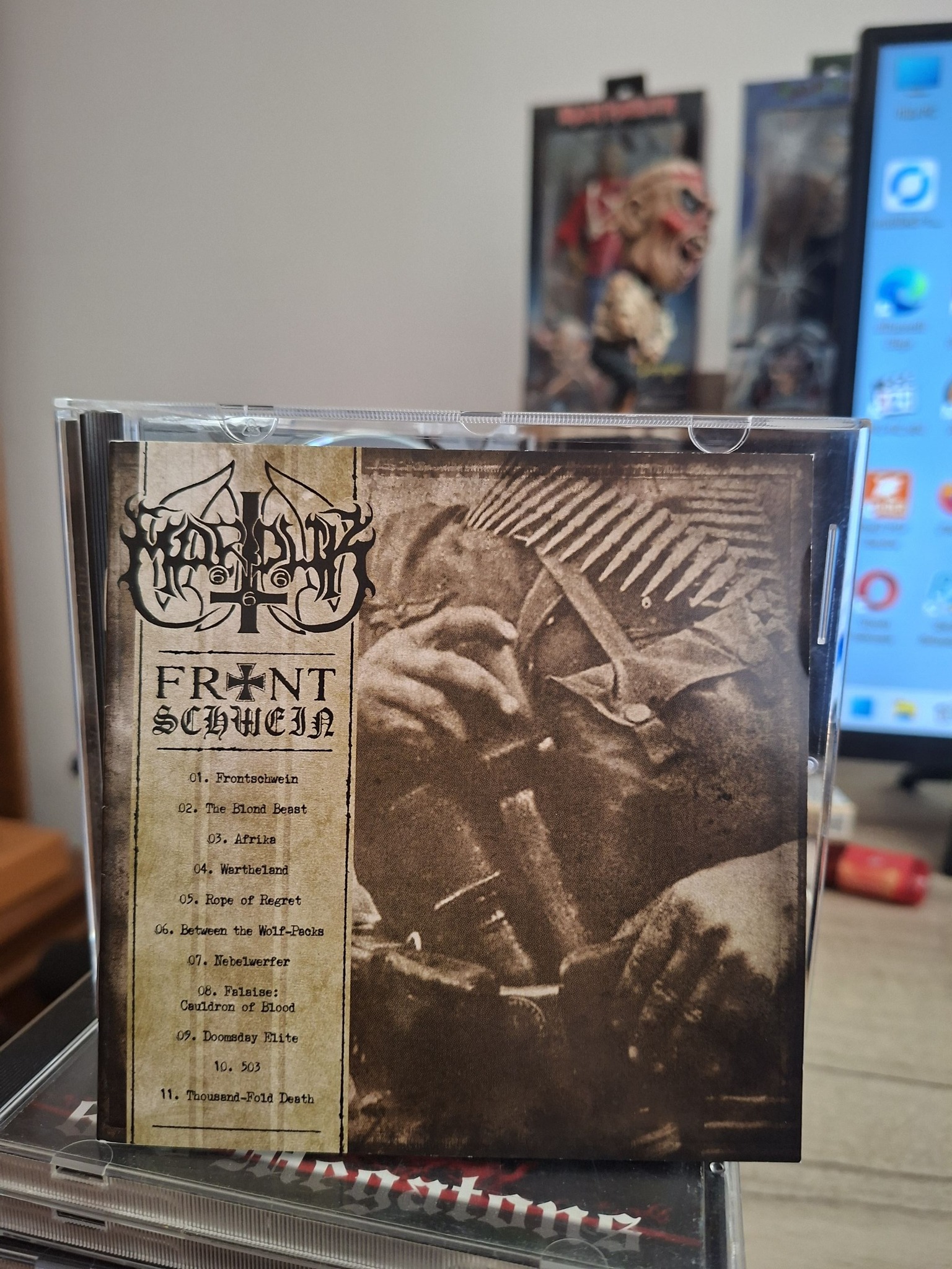 On January 19, 2015, Marduk released Frontschwein, a relentless