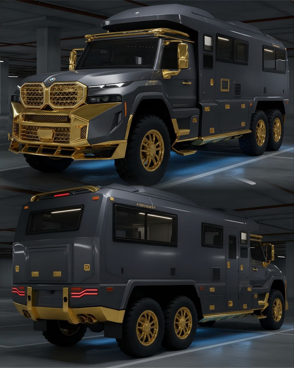 Steel - $250K 2026 BMW XM Motorhome. The concept combines the high ...