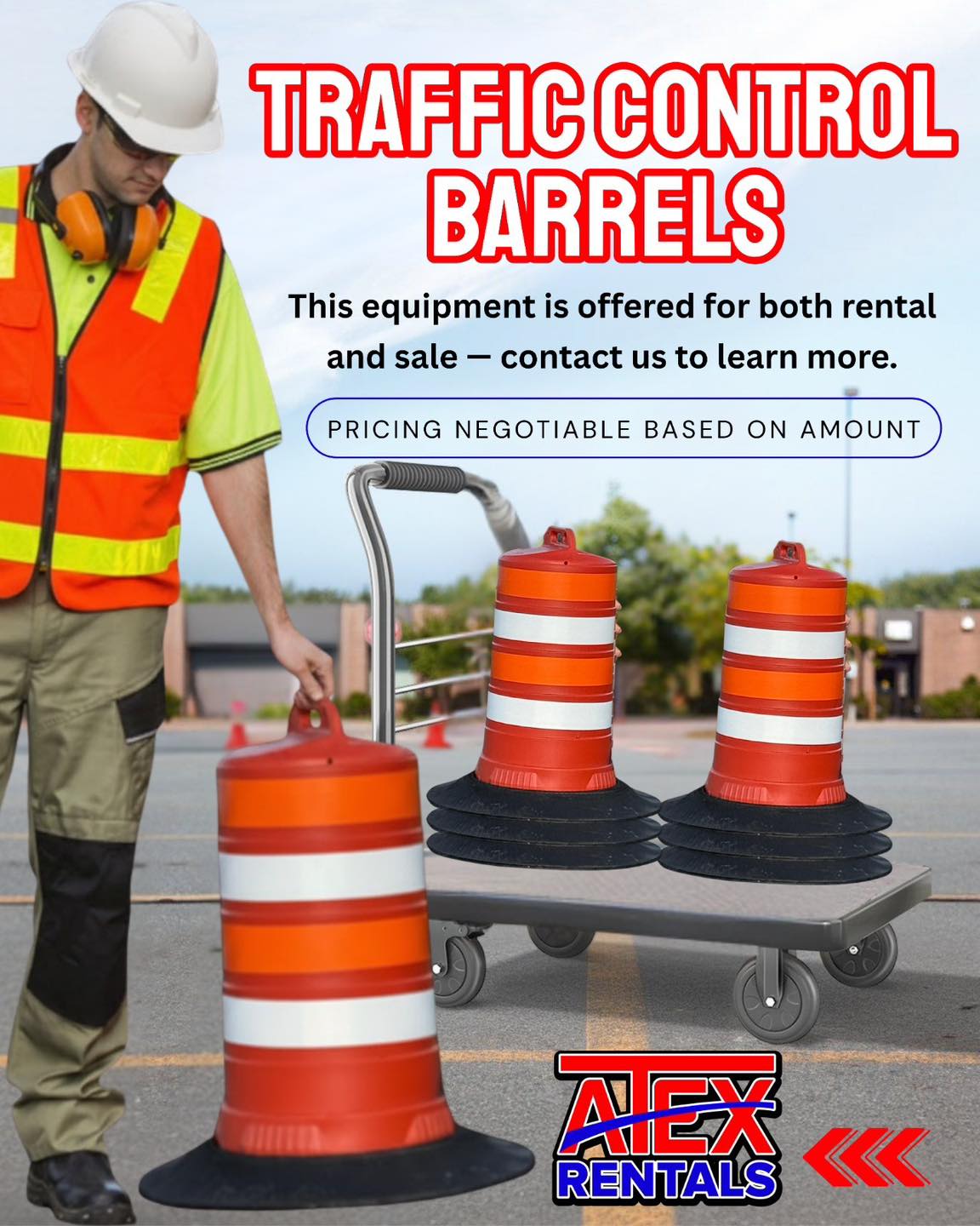 ATEX Rentals - 🟠 Safety Cones – Protect Every Zone 🟠... | Facebook